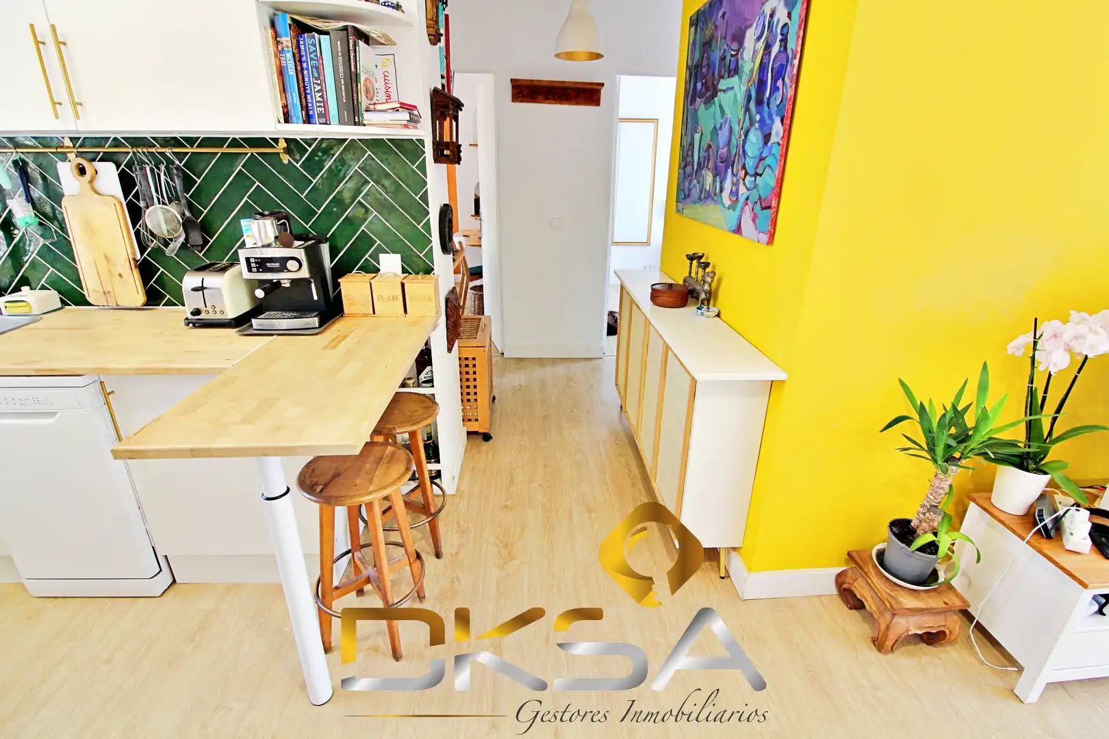 Kitchen of Flat for rent in Castellón de la Plana / Castelló de la Plana  with Heating, Parquet flooring and Furnished