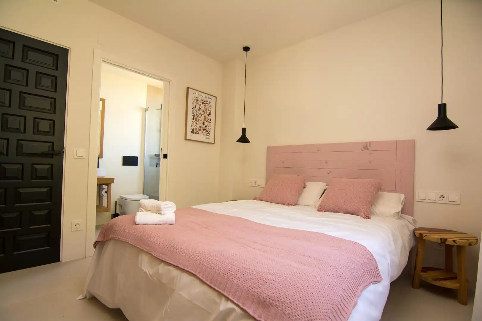 Schlafzimmer von Haus oder Chalet zur Miete in Pedreguer mit Klimaanlage, Heizung und Privatgarten