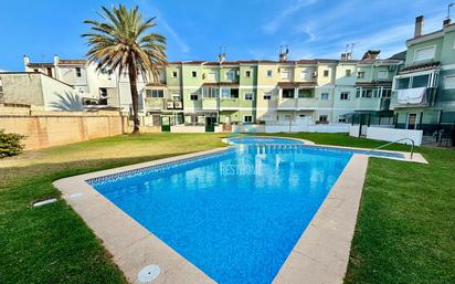 Exterior view of Single-family semi-detached for sale in L'Alqueria de la Comtessa  with Air Conditioner, Terrace and Balcony