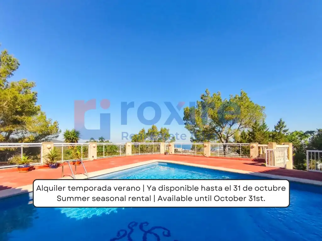 Swimming pool of Study for rent in Sant Antoni de Portmany  with Air Conditioner, Private garden and Furnished