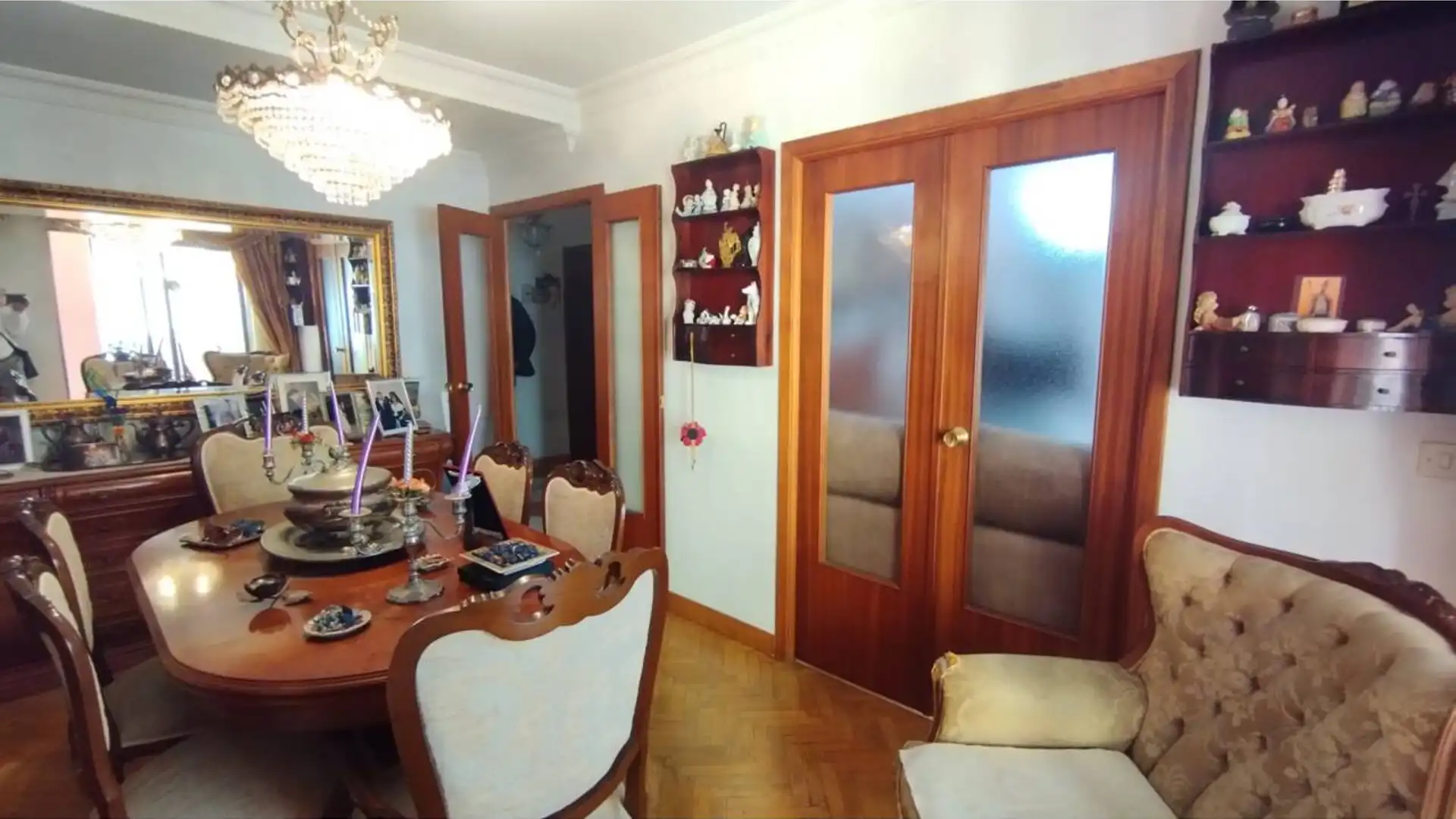 Dining room of Duplex for sale in  Huelva Capital  with Terrace and Furnished