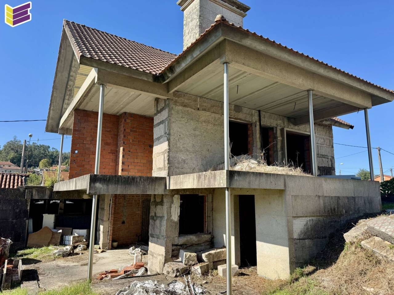 Vista exterior de Casa o xalet en venda en Mos amb Jardí privat i Terrassa