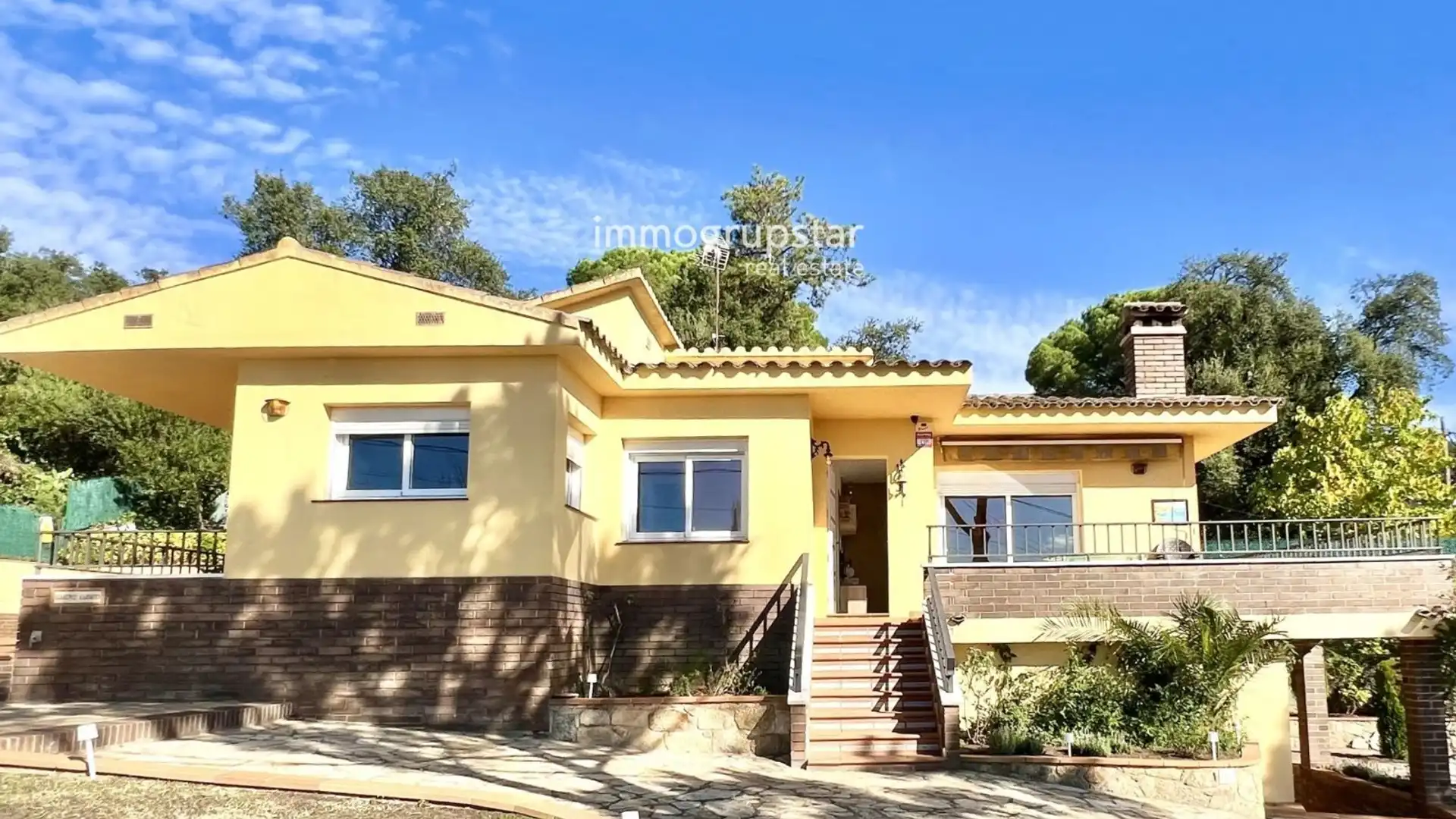 Vista exterior de Casa o chalet en venta en Santa Cristina d'Aro con Aire acondicionado, Calefacción y Terraza