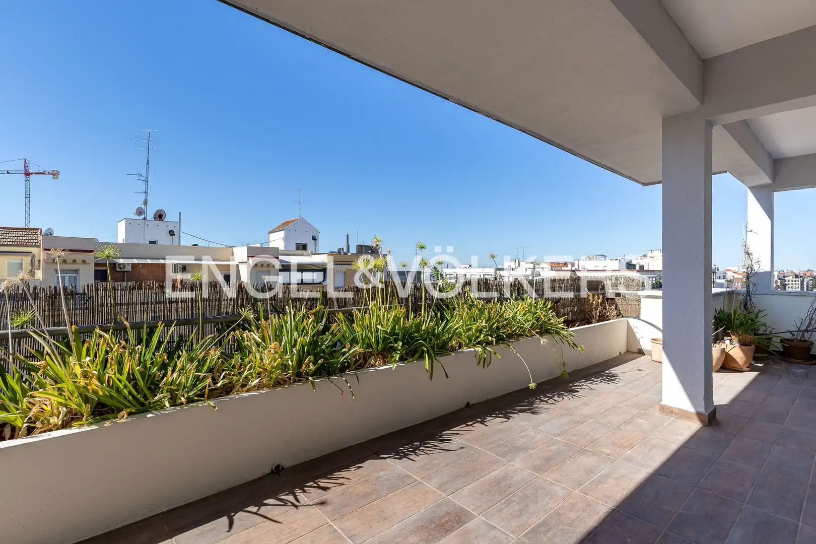 Terrace of Flat for rent in Madrid  with Air Conditioner, Heating and Parquet flooring