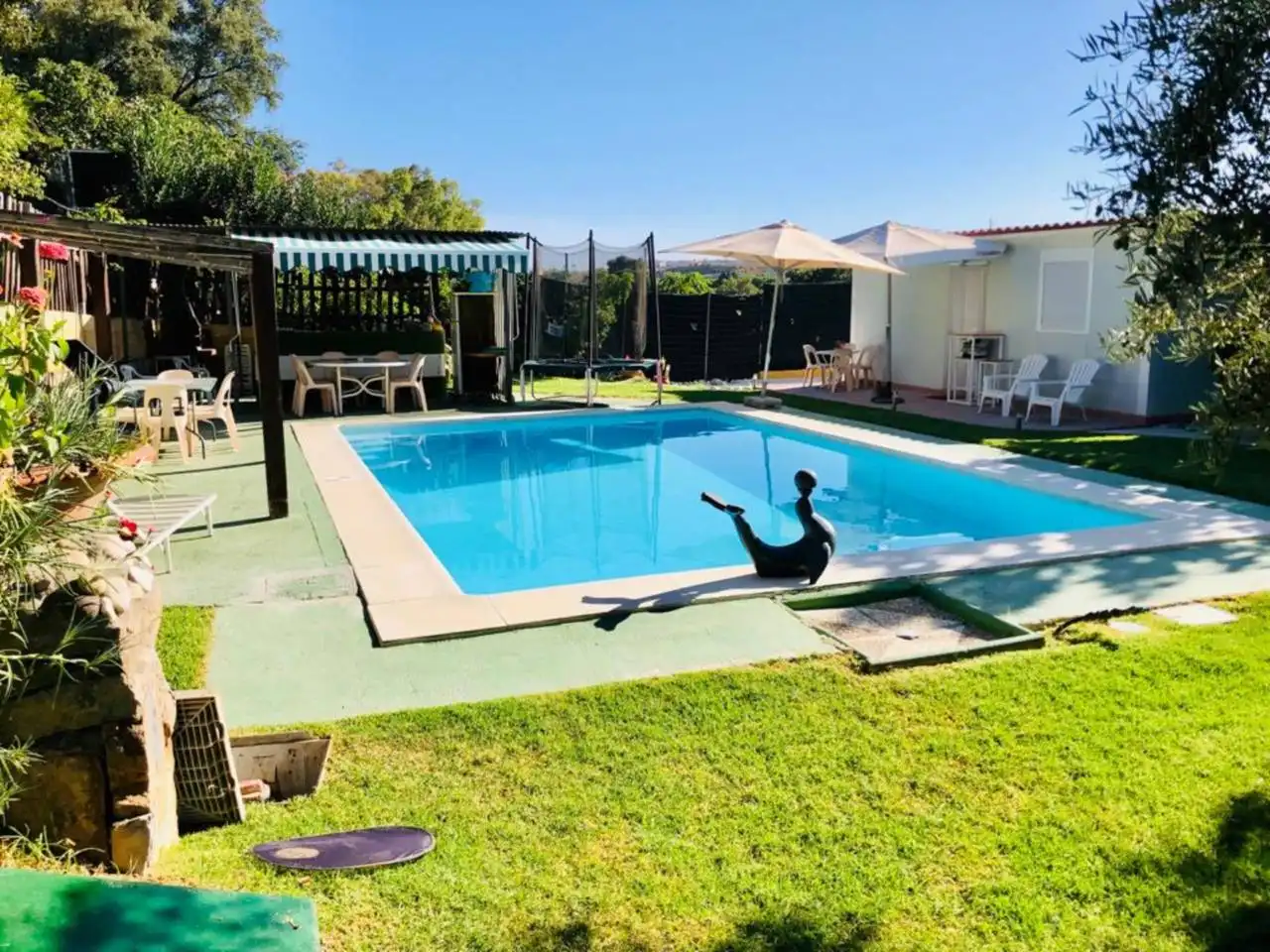 Piscina de Finca rústica en venda en Estepona amb Jardí privat, Terrassa i Piscina
