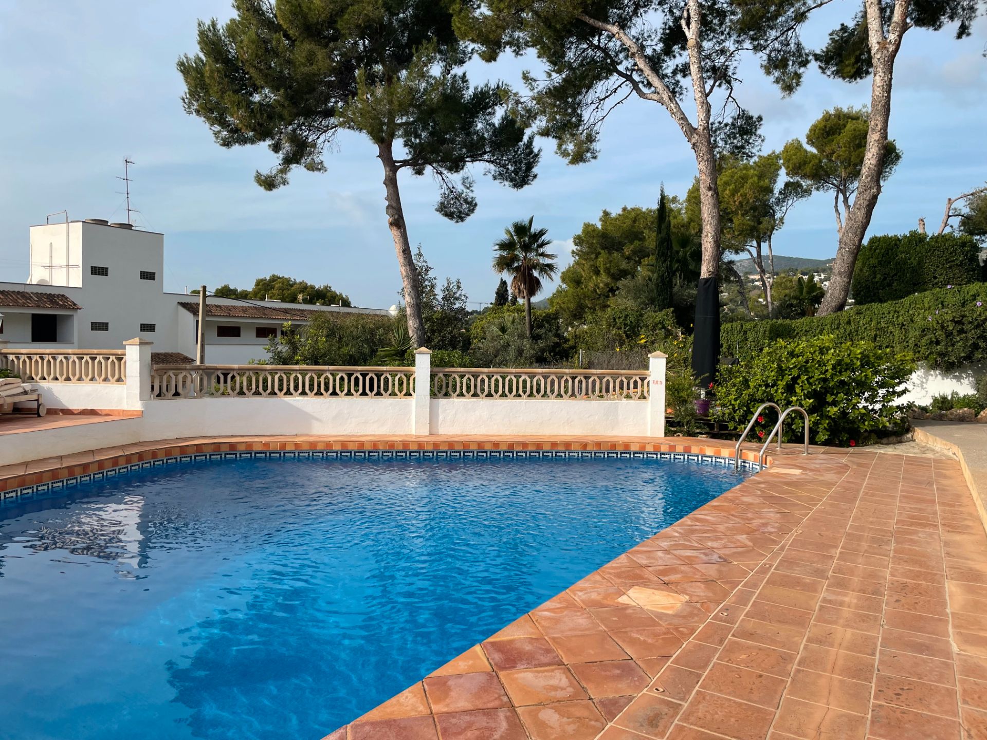 Swimming pool of Apartment for sale in Calvià  with Parquet flooring, Furnished and Oven