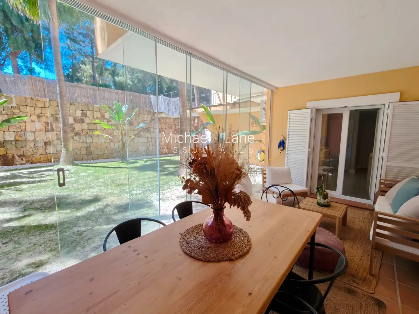 Garten von Wohnung zum Verkauf in Sotogrande mit Klimaanlage, Privatgarten und Terrasse
