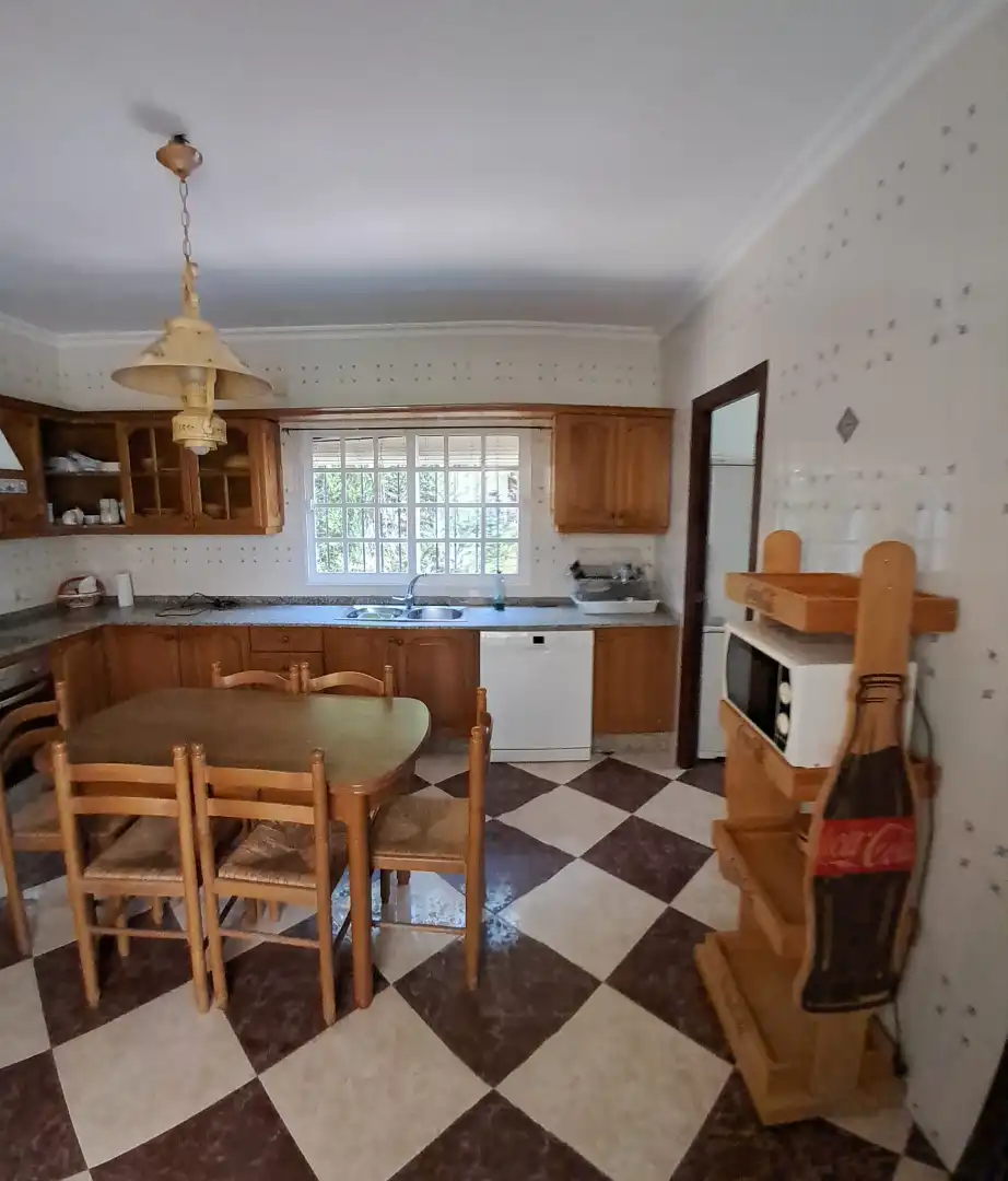 Cocina de Casa o chalet en venta en Palomares del Río con Aire acondicionado, Jardín privado y Terraza