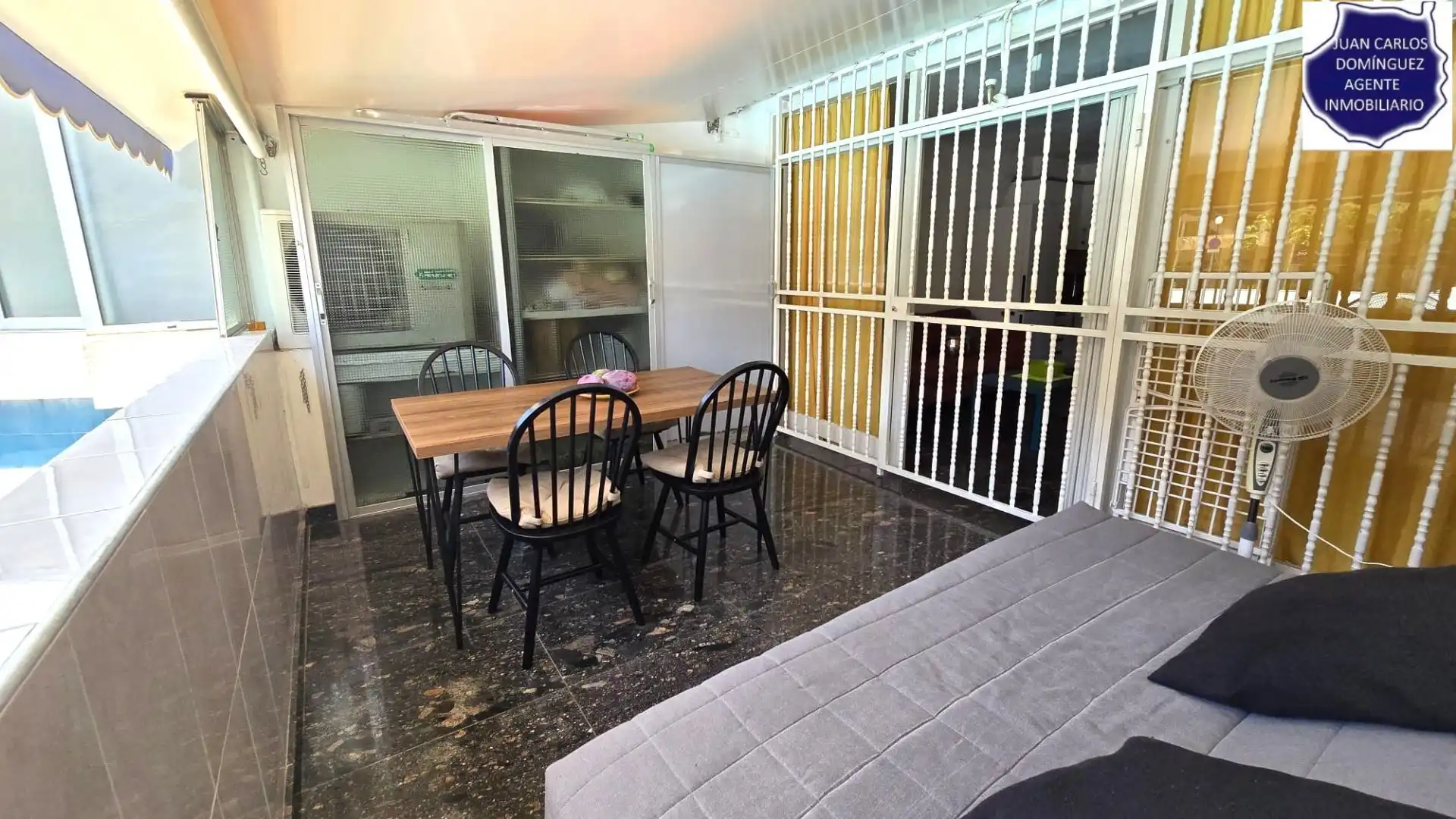 Terrassa de Apartament de lloguer en San Bartolomé de Tirajana amb Aire condicionat, Terrassa i Moblat