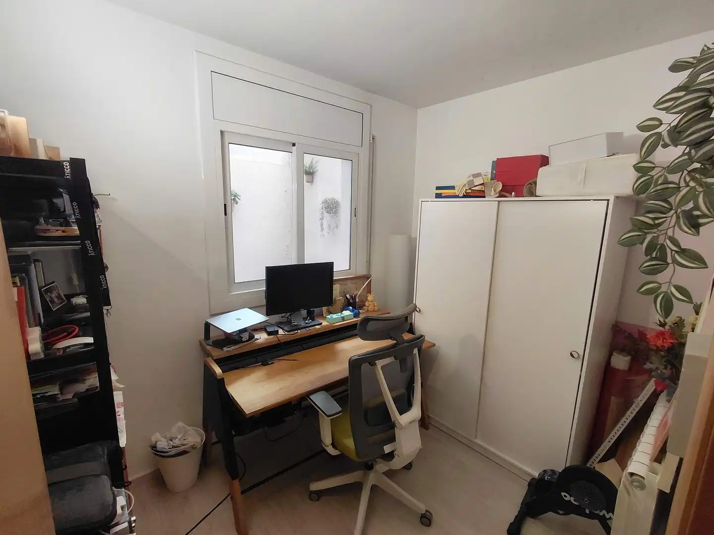 Schlafzimmer von Wohnung zur Miete in Barcelona mit Heizung