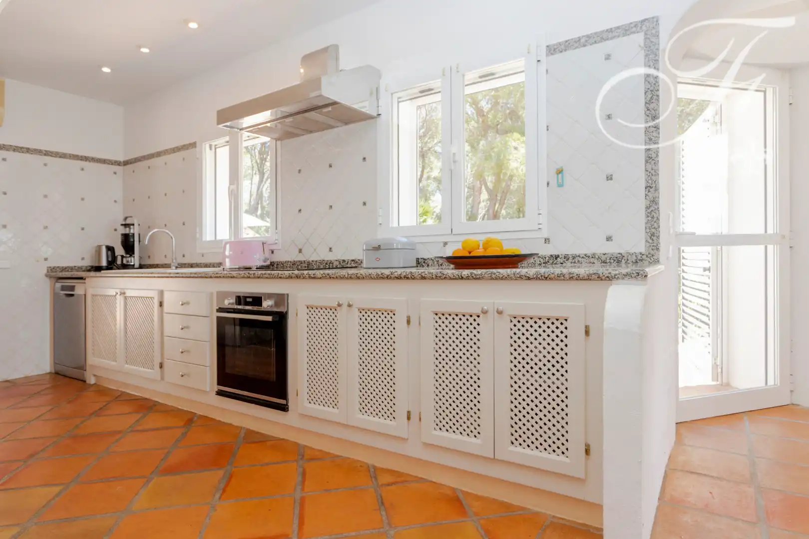 Cocina de Casa adosada en venta en Santa Eulària des Riu con Aire acondicionado, Jardín privado y Terraza
