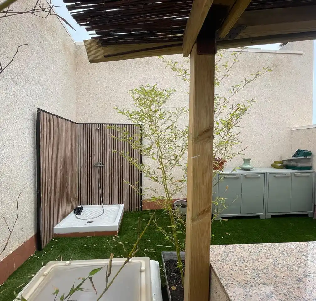 Jardín de Ático en venta en La Manga del Mar Menor con Aire acondicionado, Terraza y Piscina