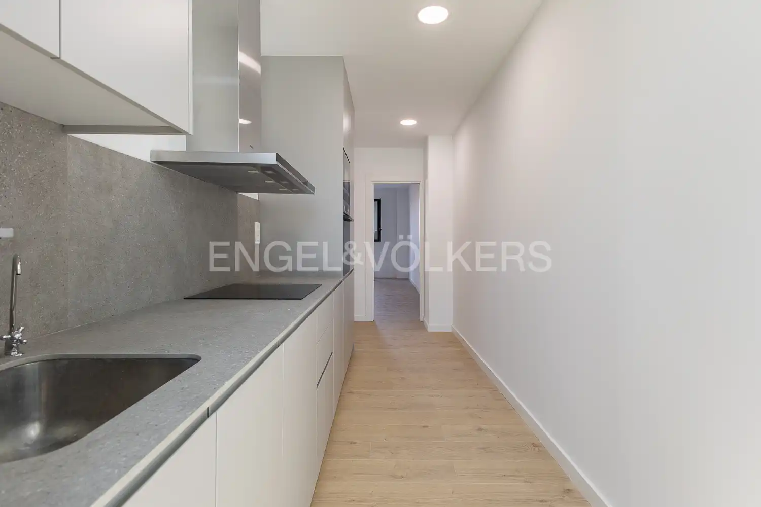 Cocina de Piso de alquiler en Valencia con Aire acondicionado, Calefacción y Parquet