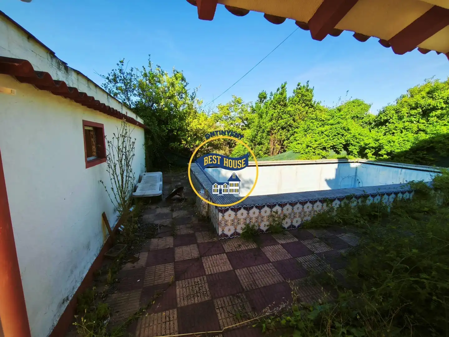 Vista exterior de Casa o chalet en venta en Ontinyent con Jardín privado y Piscina