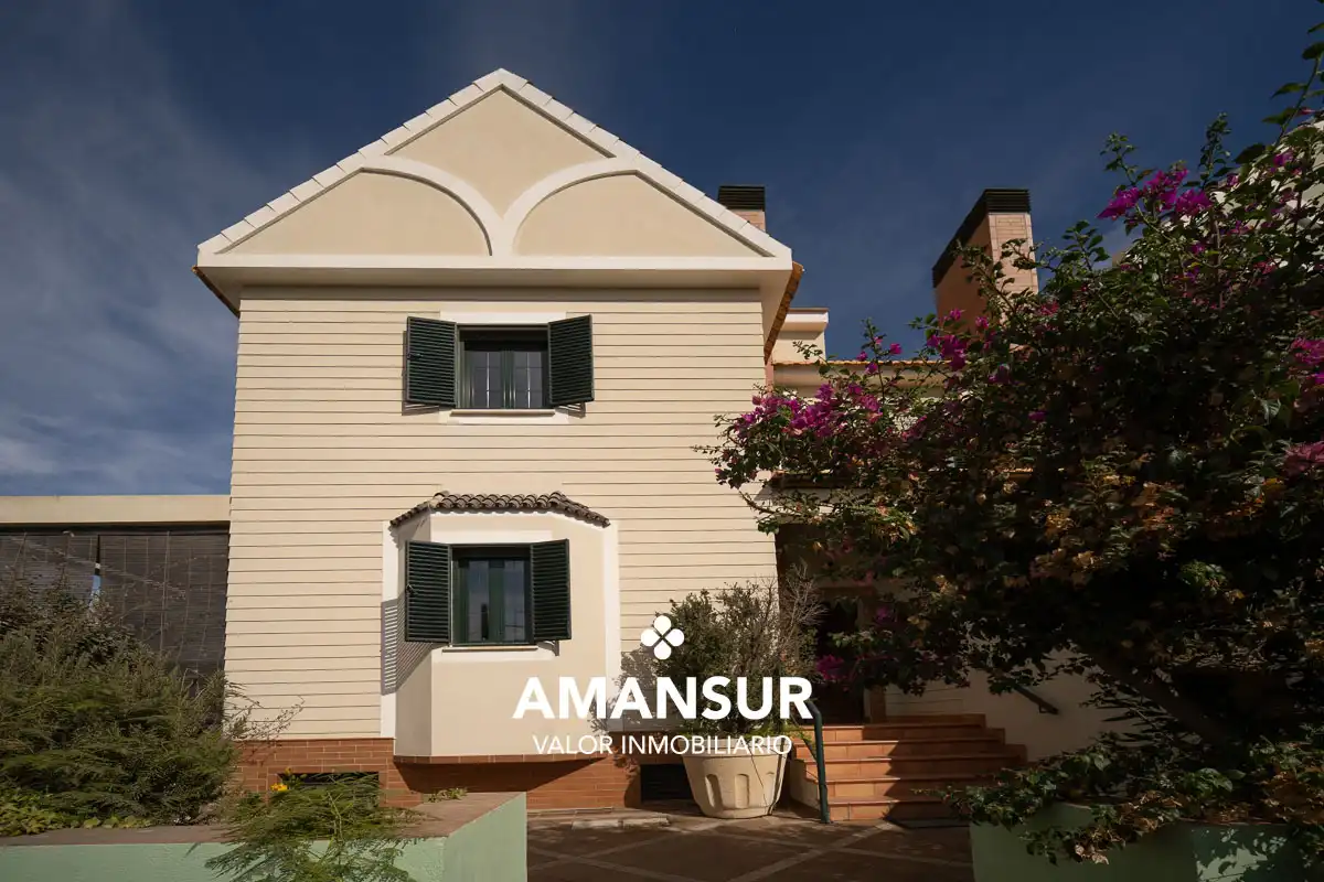Exterior view of Houses for sale in Punta Umbría  with Heating, Terrace and Swimming Pool