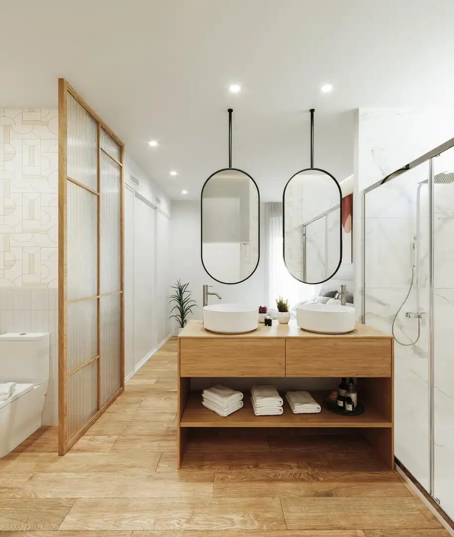 Baño de Apartamento en venta en Cáceres con Aire acondicionado, Calefacción y Amueblado