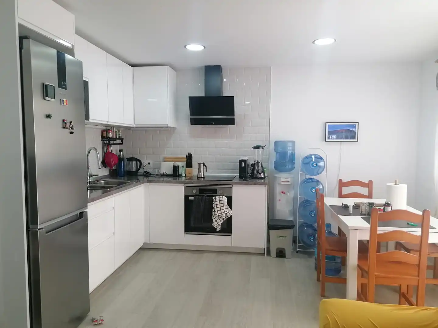 Cocina de Piso de alquiler en La Línea de la Concepción con Amueblado, Horno y Lavadora