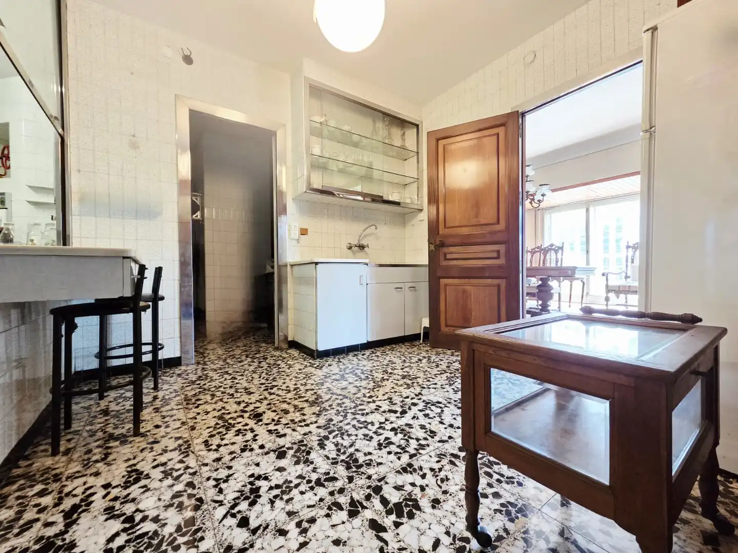 Kitchen of Flat for sale in Barcelona  with Air Conditioner, Heating and Parquet flooring