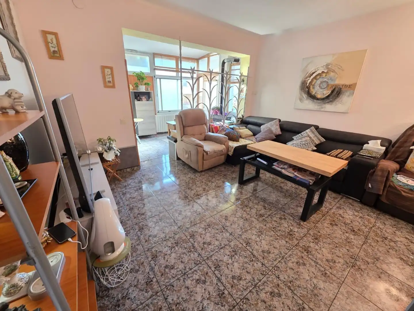Sala de estar de Planta baja en venta en Igualada con Calefacción, Terraza y Trastero