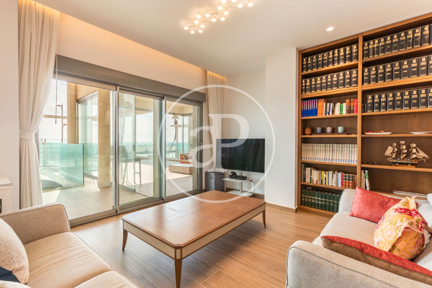 Living room of Flat for sale in Alboraya  with Air Conditioner, Heating and Terrace