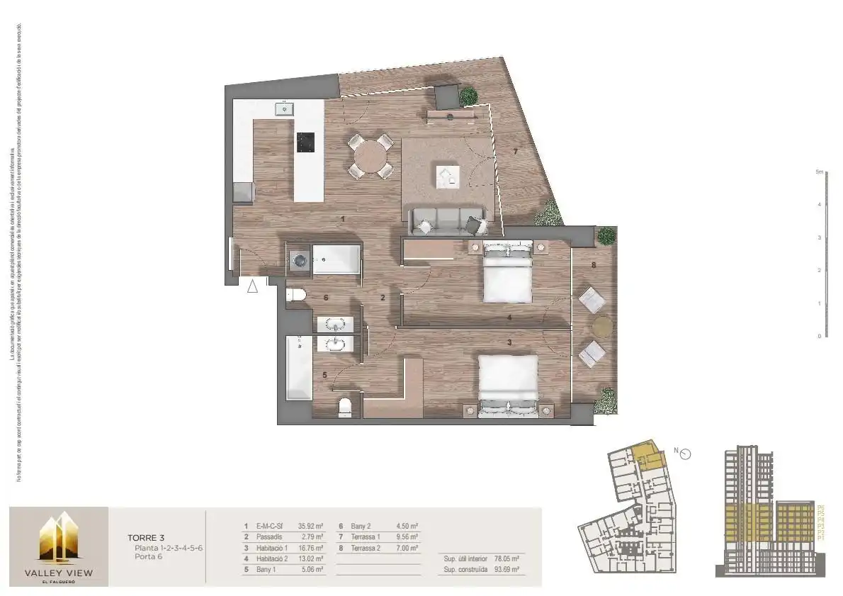 Wohnung mit Terrasse zum Verkauf in Les Escaldes, imagen 16