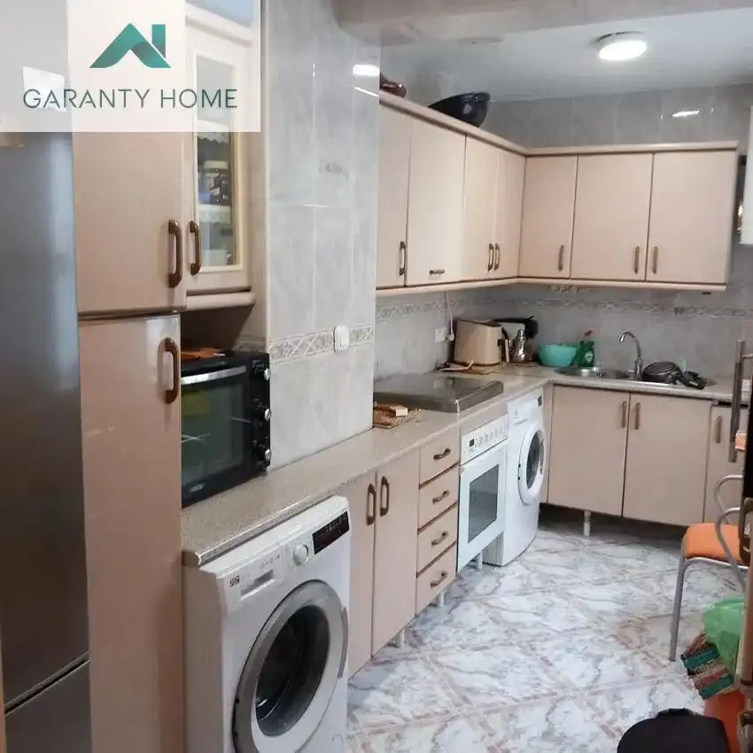 Kitchen of Flat for sale in Málaga  with Terrace, Furnished and Balcony