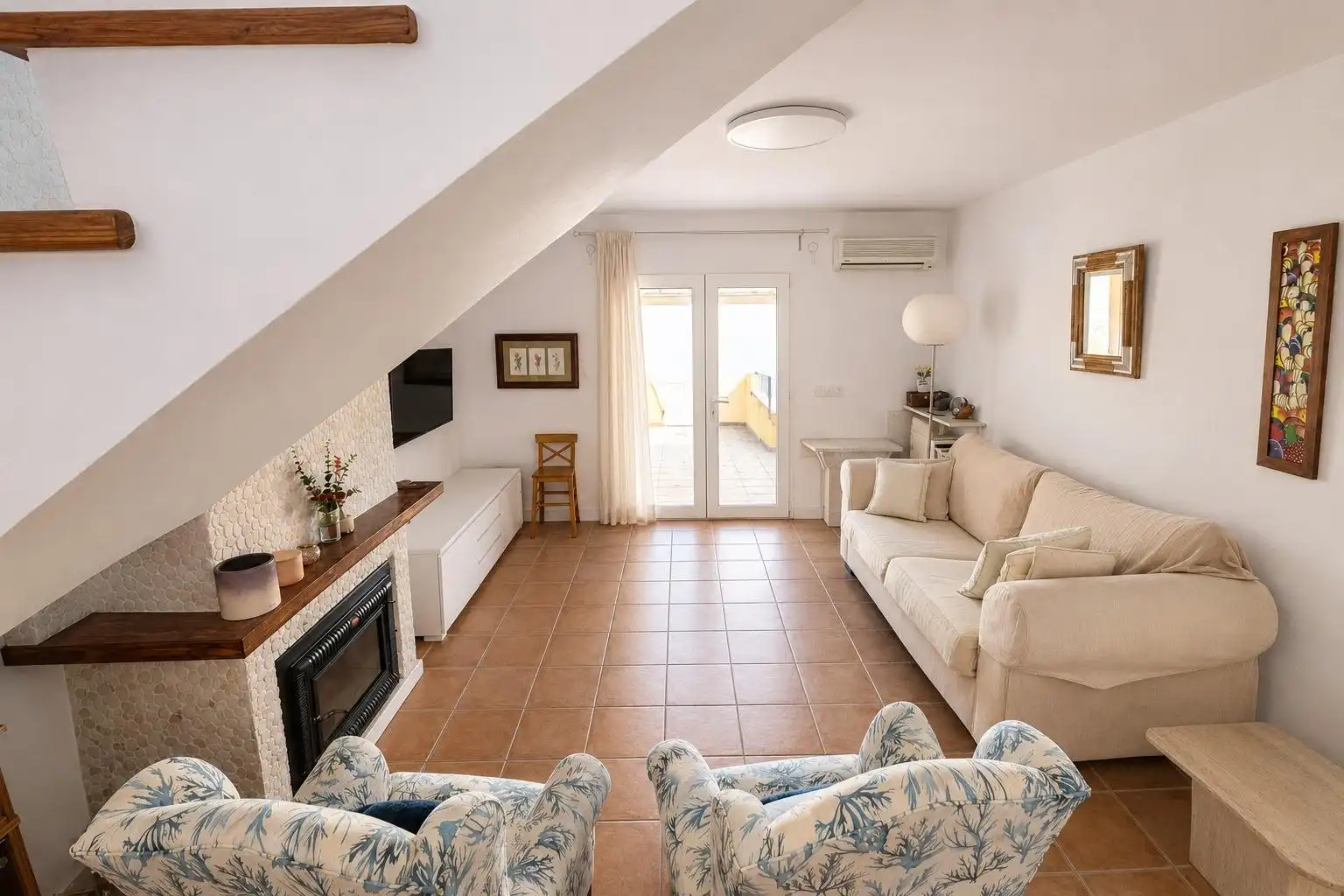 Sala d'estar de Casa o xalet en venda en Llucmajor amb Aire condicionat, Calefacció i Jardí privat