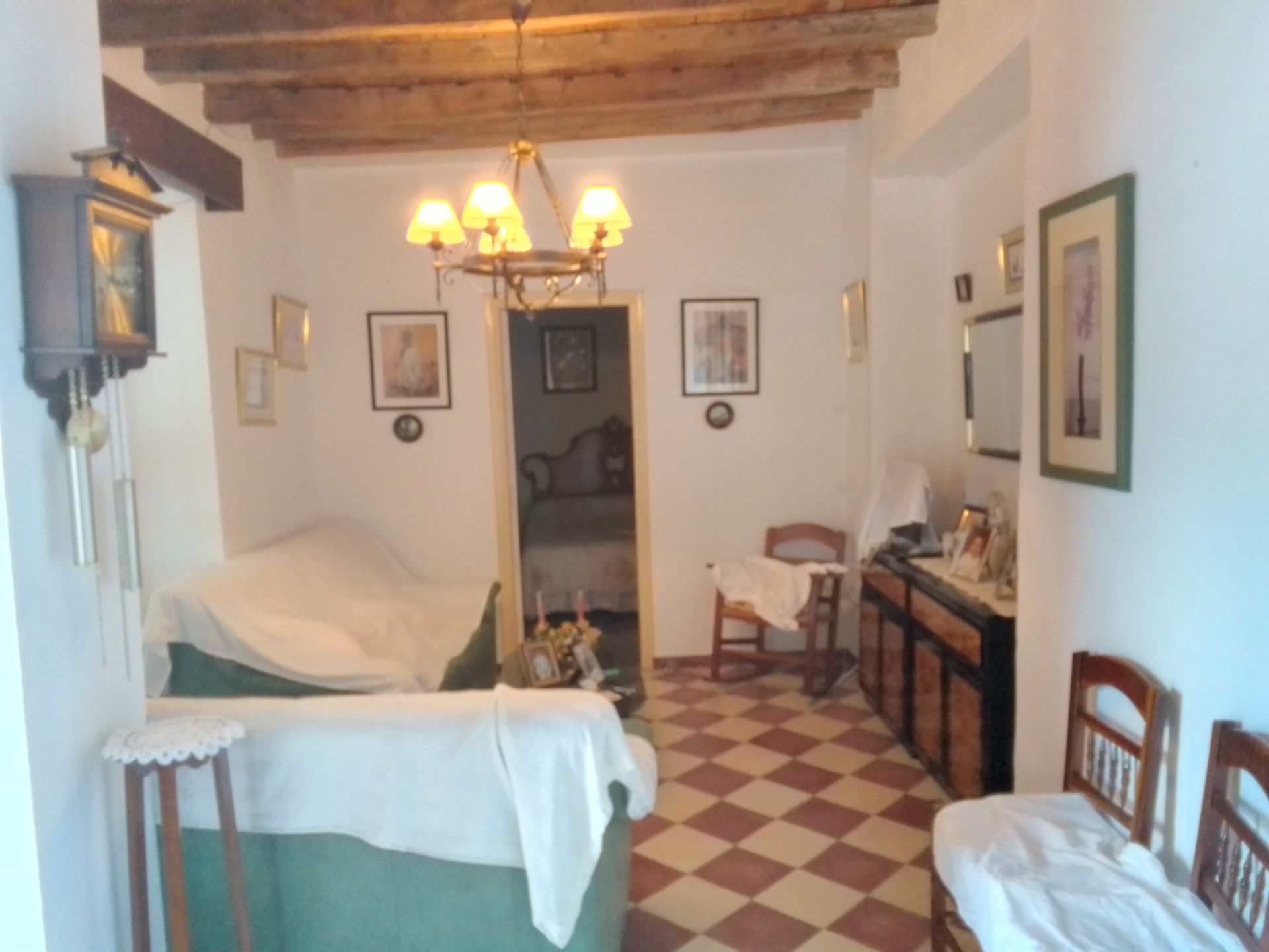 Living room of Country house for sale in Villaluenga del Rosario  with Private garden, Furnished and Balcony