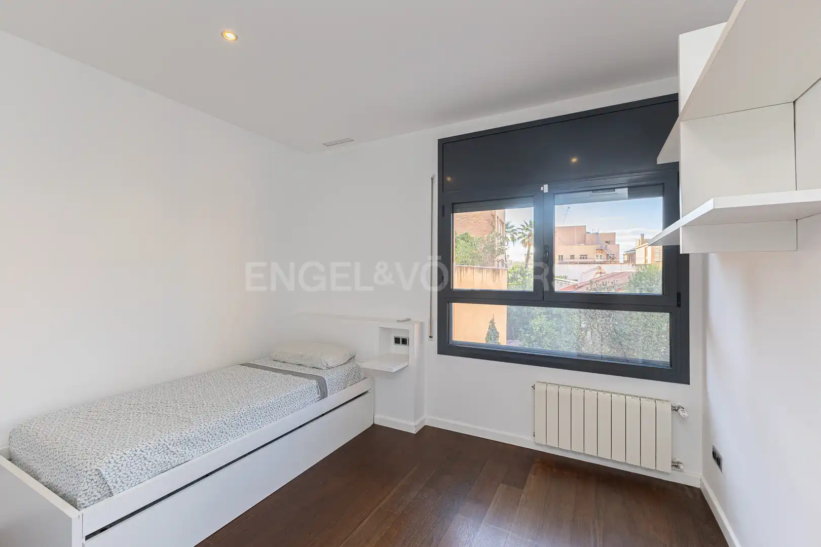 Bedroom of Houses for rent in Barcelona  with Air Conditioner, Heating and Private garden