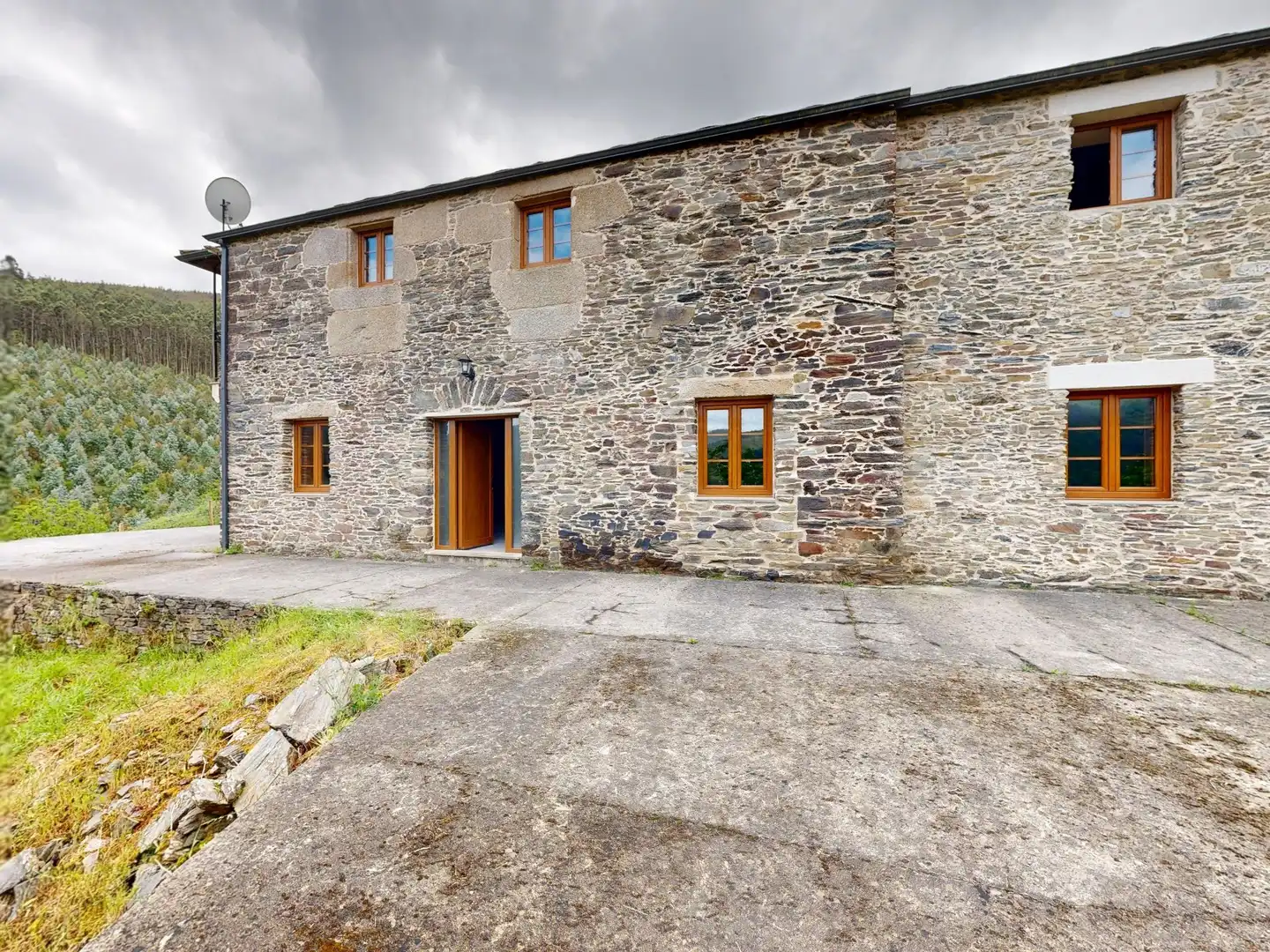 Vista exterior de Casa o chalet en venta en Ourol, Lugo