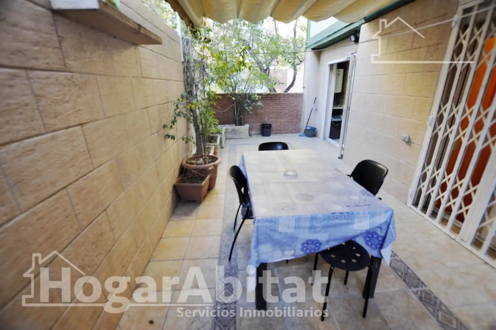 Garten von Wohnung zum Verkauf in Valencia mit Klimaanlage, Parkett und Terrasse