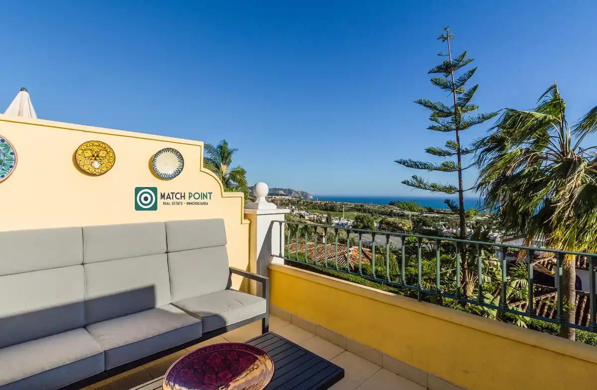 Terrasse von Wohnung zum Verkauf in Nerja