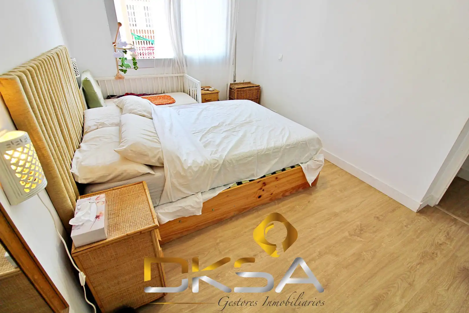 Bedroom of Flat for rent in Castellón de la Plana / Castelló de la Plana  with Heating, Parquet flooring and Furnished