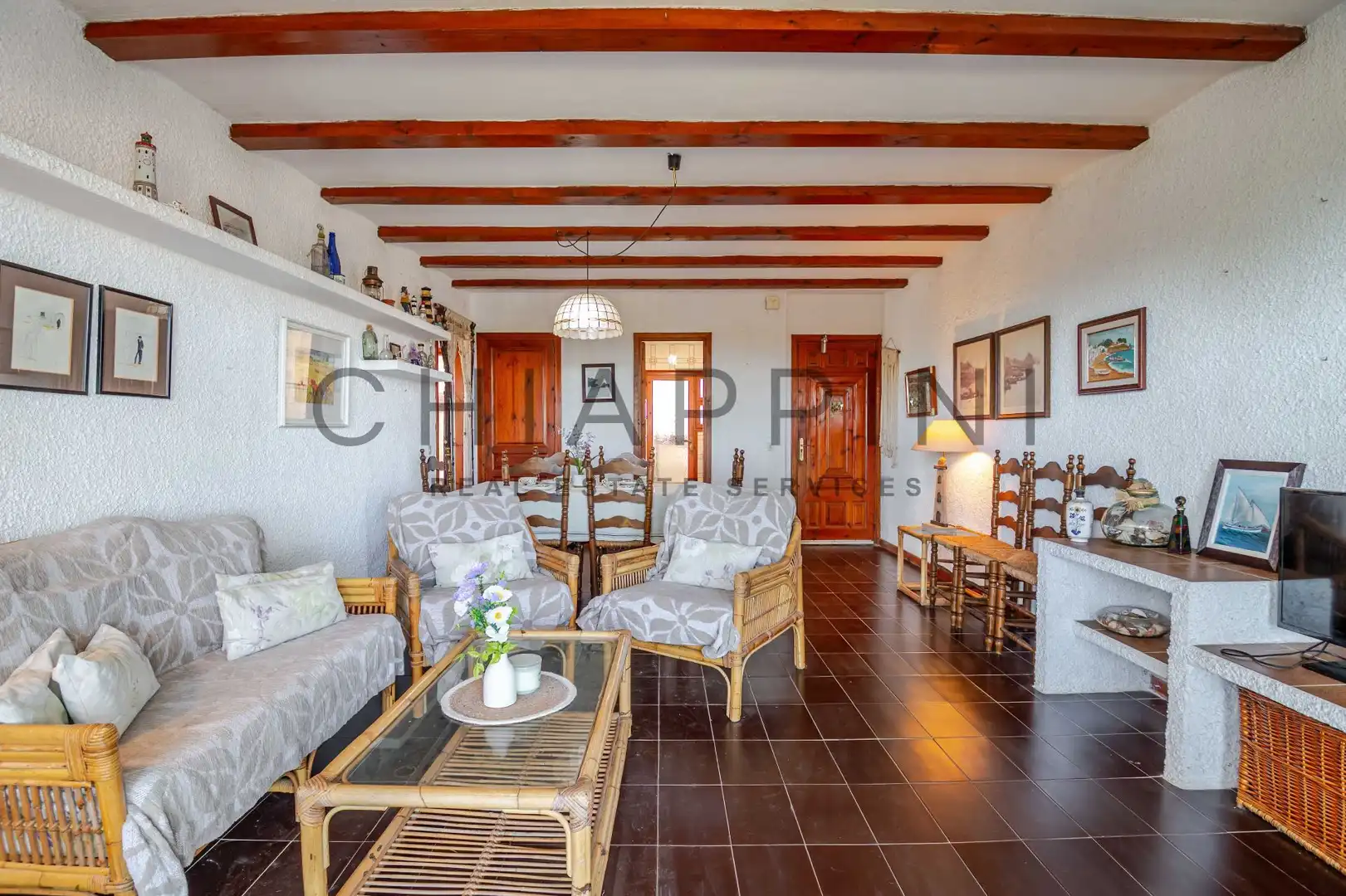 Wohnzimmer von Wohnung zum Verkauf in Calella de Palafrugell