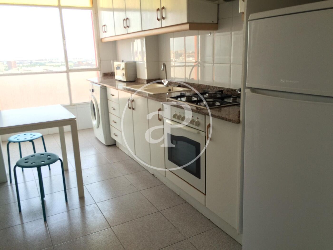 Kitchen of Flat for sale in  Valencia Capital  with Heating, Terrace and Balcony