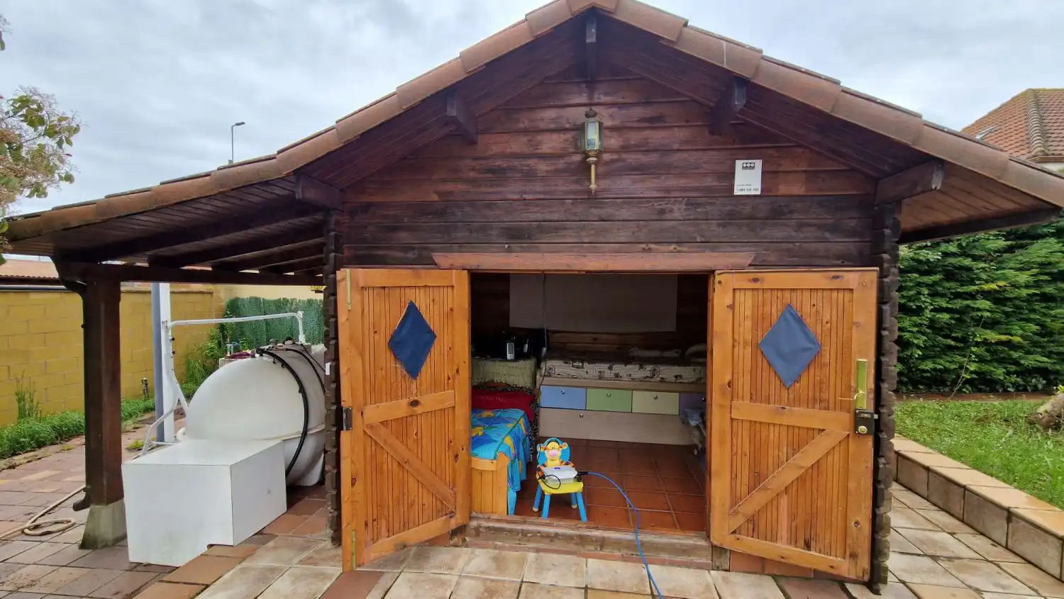 Jardí de Casa o xalet en venda en Vegas del Condado amb Calefacció, Terrassa i Traster