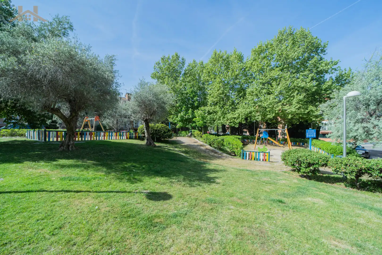 Garten von Wohnung zum Verkauf in Madrid mit Klimaanlage, Heizung und Parkett