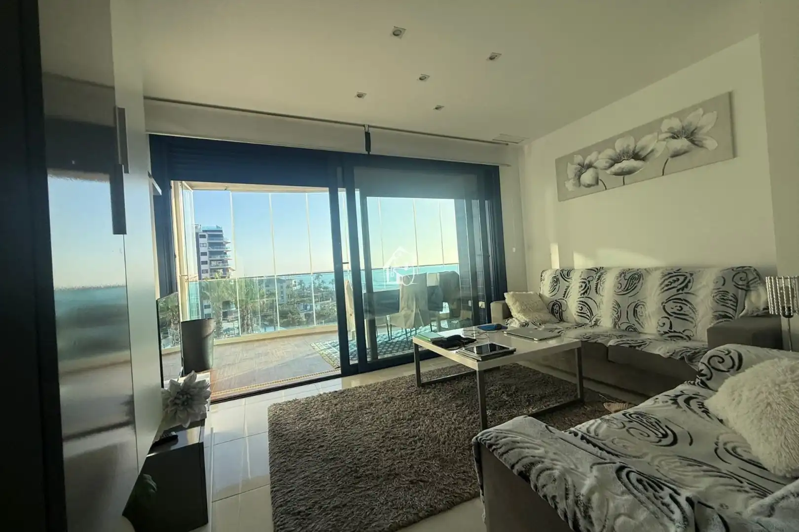 Living room of Apartments for rent in Torrevieja  with Air Conditioner, Terrace and Swimming Pool
