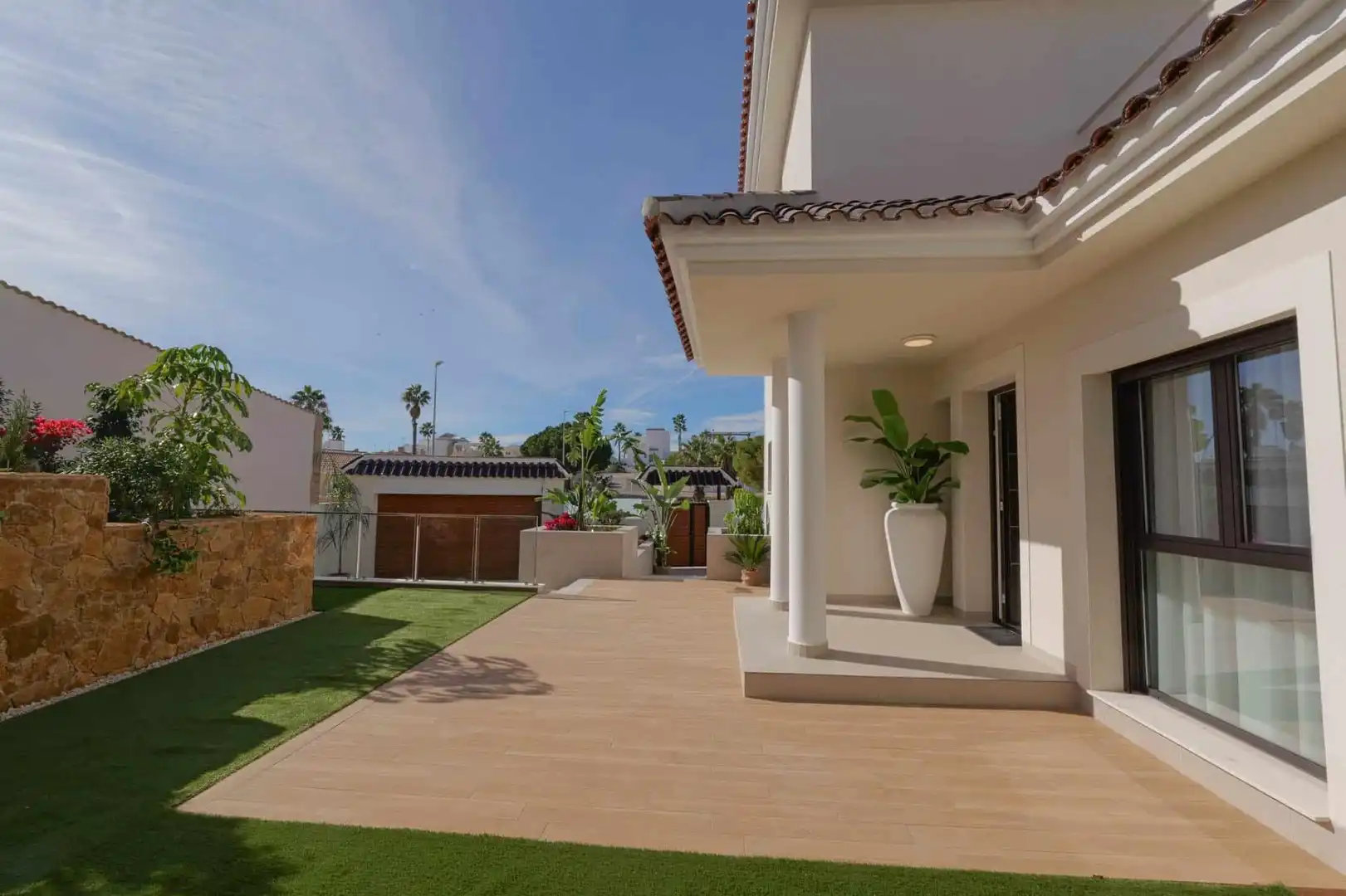 Terraza de Casa o chalet en venta en Rojales con Jardín privado, Terraza y Piscina