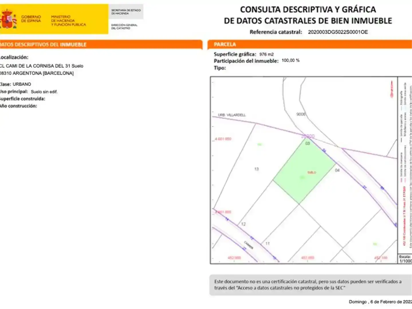 Finca rústica en venda en Mataró