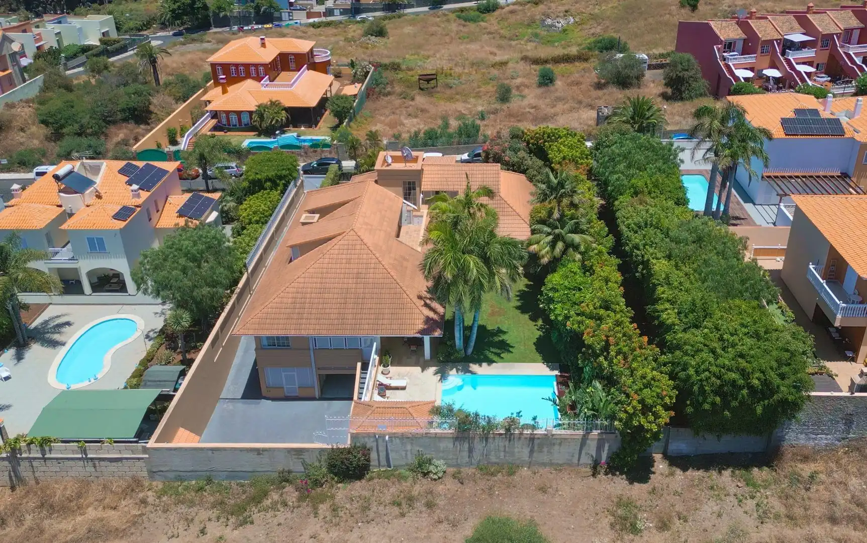 Vista exterior de Casa o chalet en venta en Santa Úrsula con Aire acondicionado, Calefacción y Jardín privado