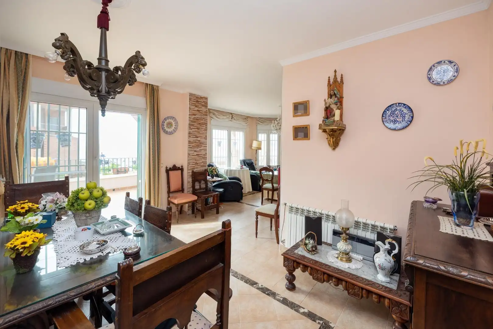Dining room of Houses for sale in Barrio de la Vega