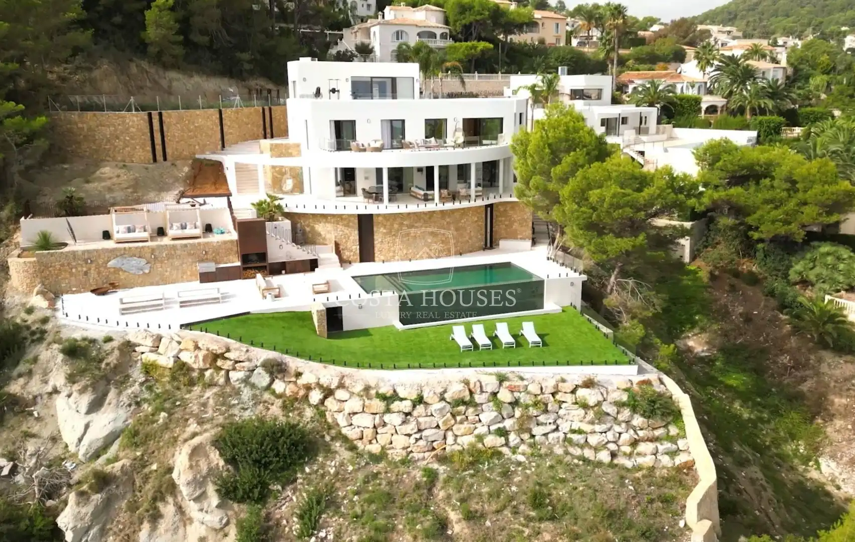 Exterior view of Houses for sale in Jávea / Xàbia  with Air Conditioner, Private garden and Terrace