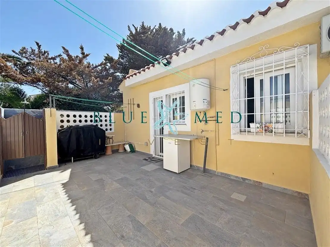 Garden of Houses for sale in Mazarrón  with Air Conditioner, Heating and Private garden