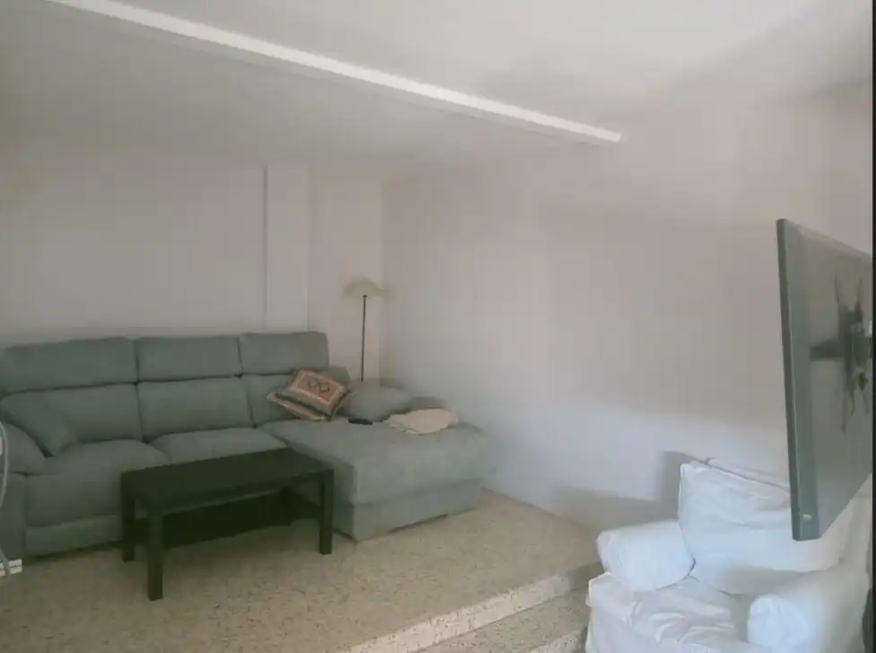Sala de estar de Ático de alquiler en Sevilla con Aire acondicionado, Terraza y Amueblado
