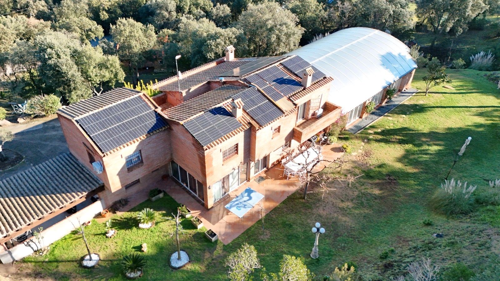 Exterior view of House or chalet for sale in Santa Cristina d'Aro  with Air Conditioner, Heating and Private garden