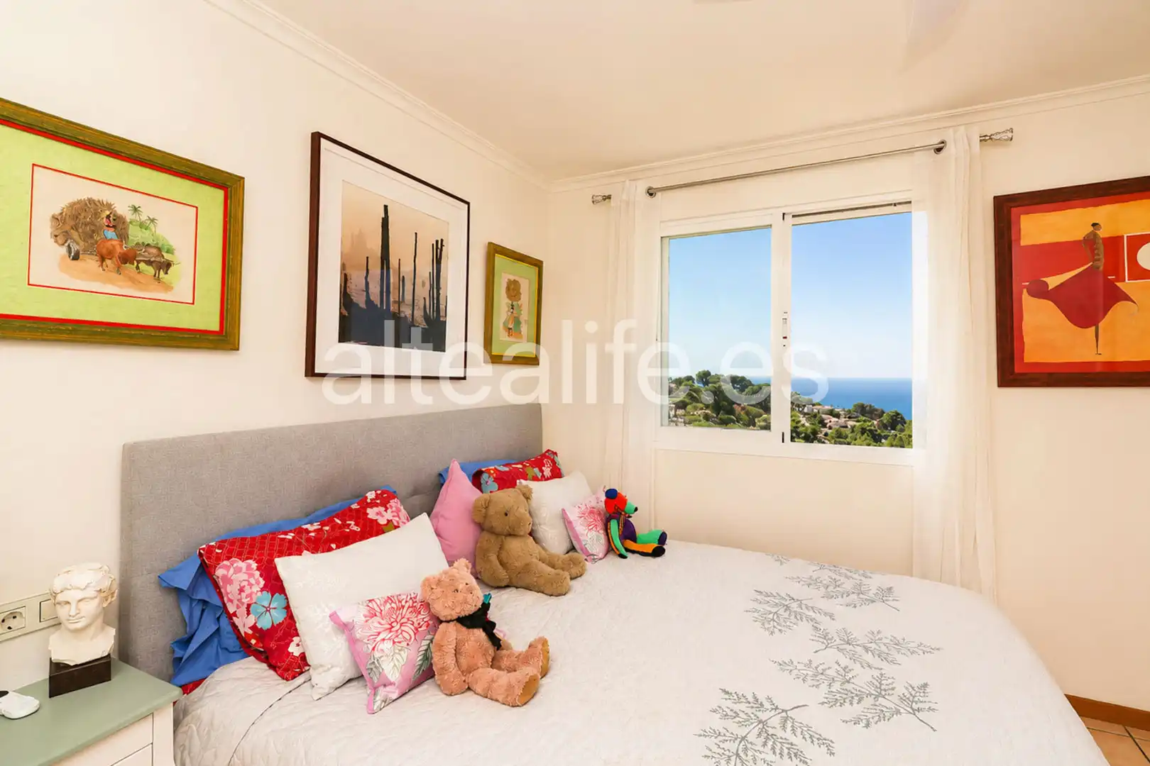 Dormitori de Apartament en venda en Altea amb Aire condicionat, Terrassa i Forn