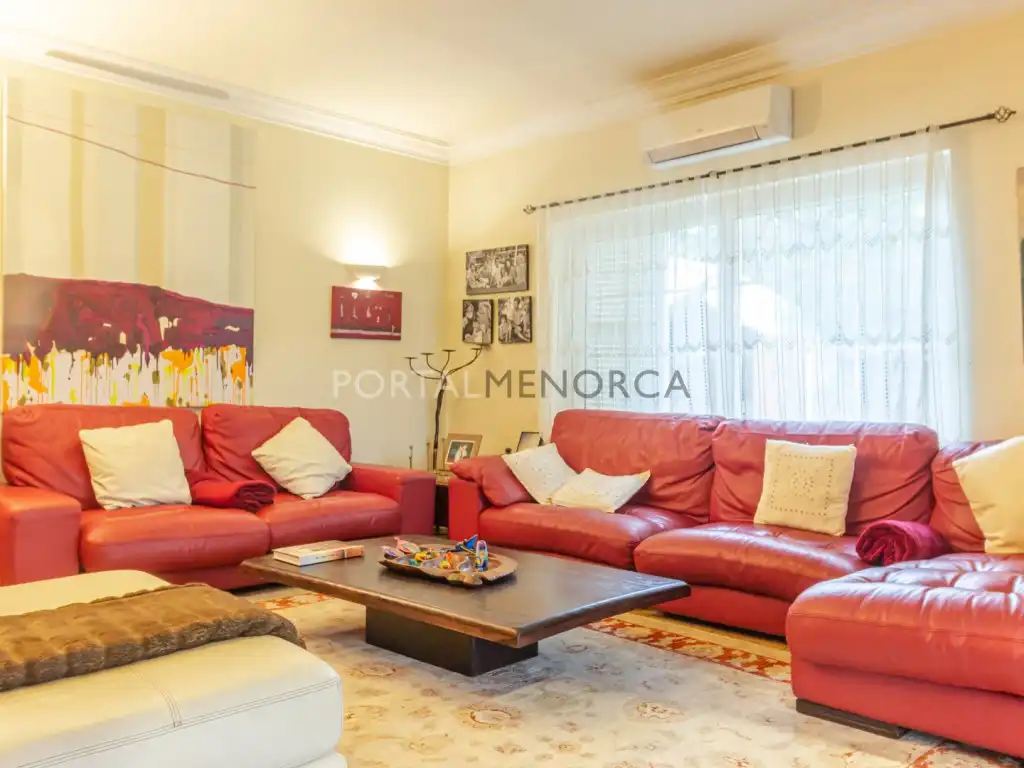 Sala de estar de Finca rústica en venta en Maó - Mahón con Aire acondicionado, Jardín privado y Terraza