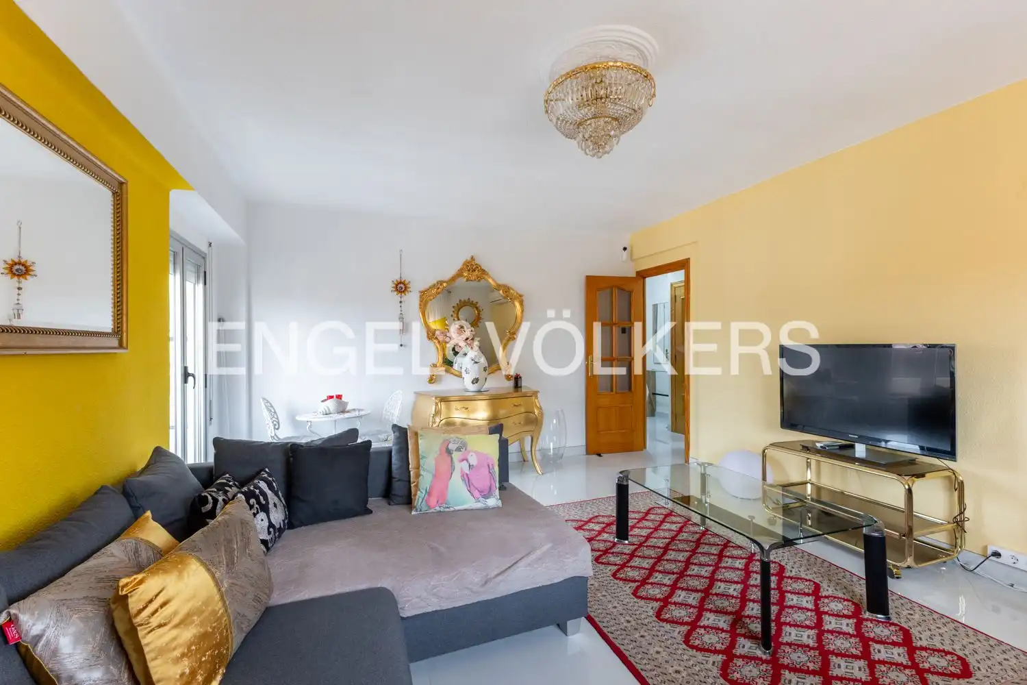 Living room of Flat for rent in Canet d'En Berenguer  with Air Conditioner, Heating and Furnished