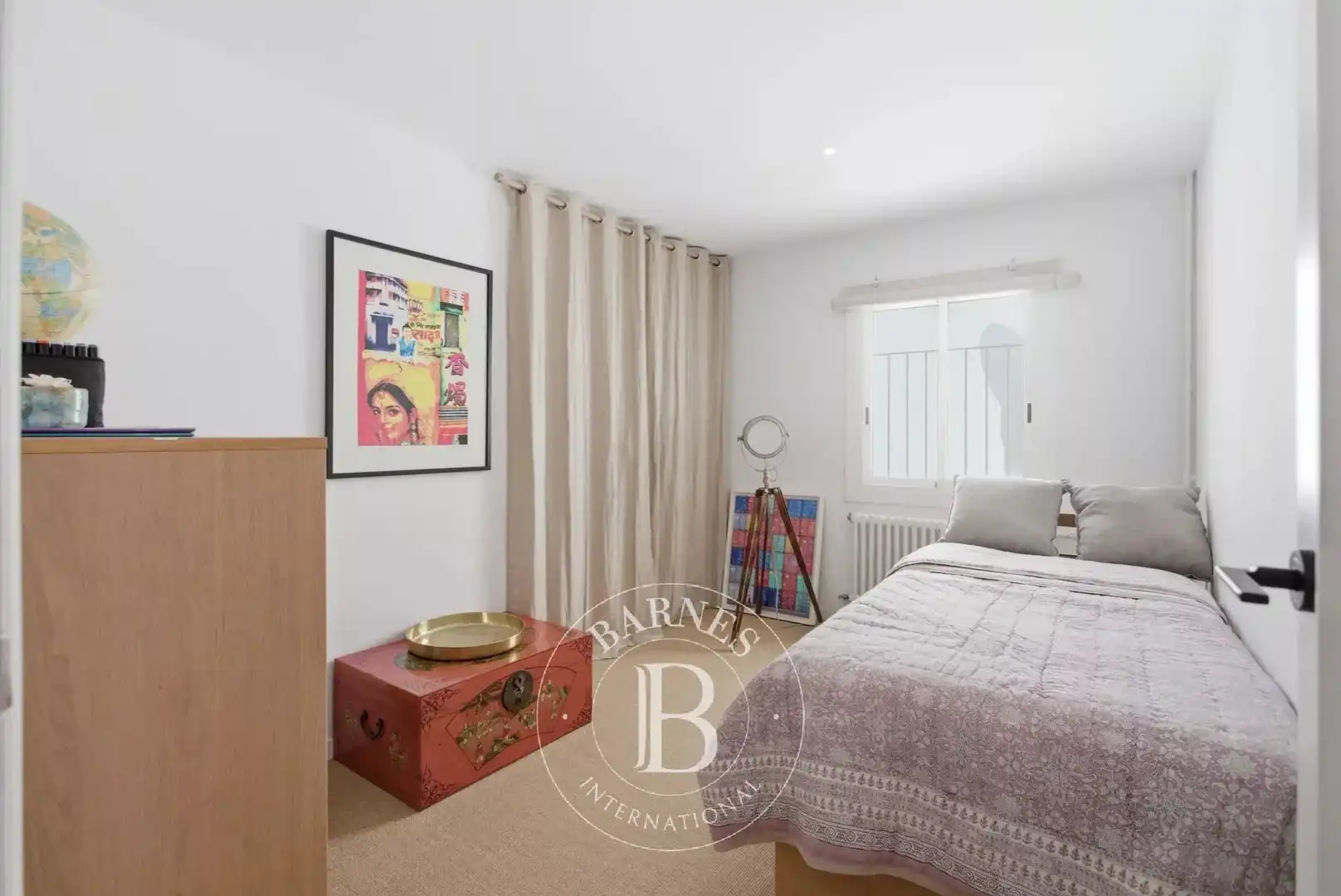 Schlafzimmer von Dachboden zum Verkauf in Barcelona mit Klimaanlage, Heizung und Terrasse